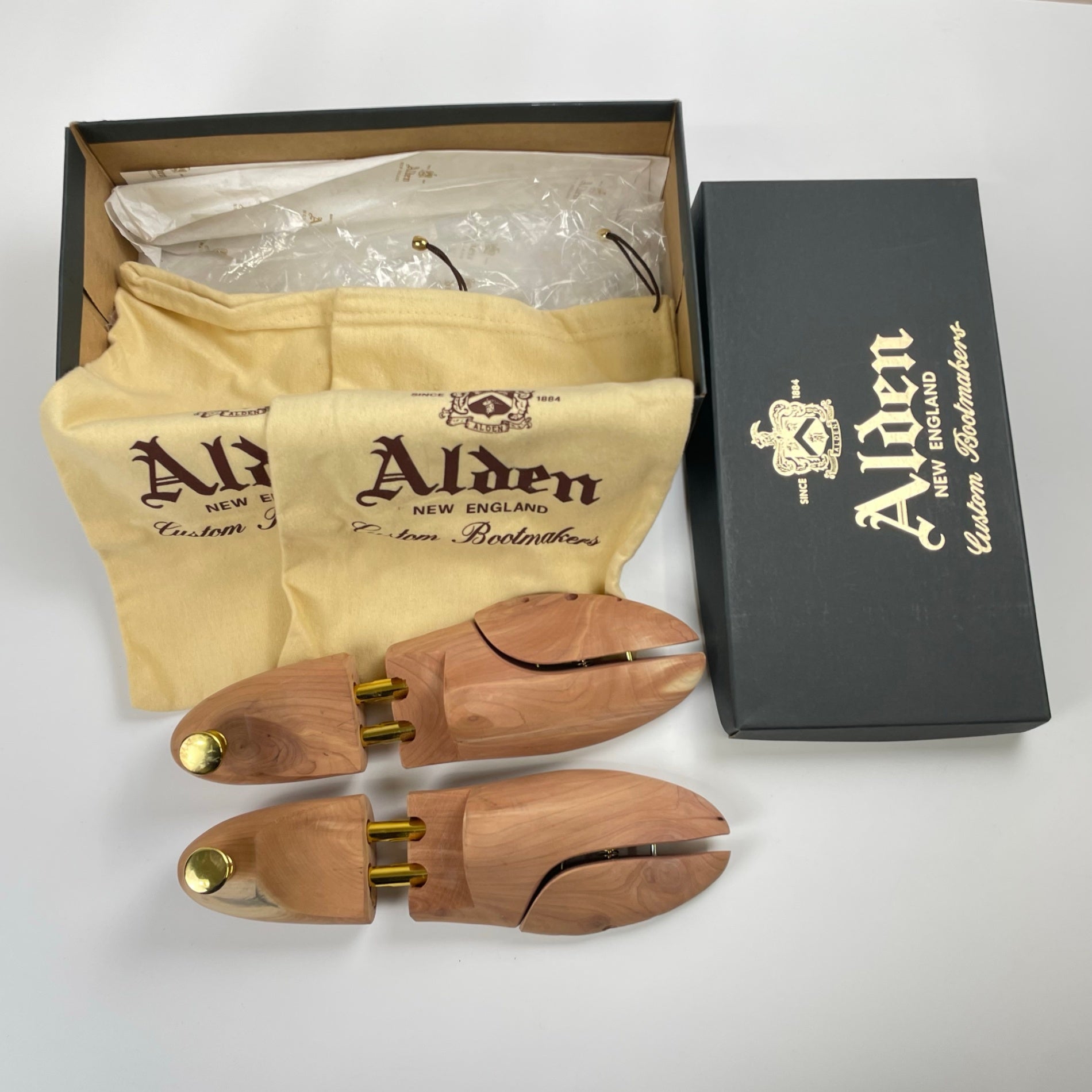 Alden オールデン / Vチップカーフ 54411 モディファイドラスト シューツリー付  参考定価：155,000+tax SIZE：8 1/2 B/D