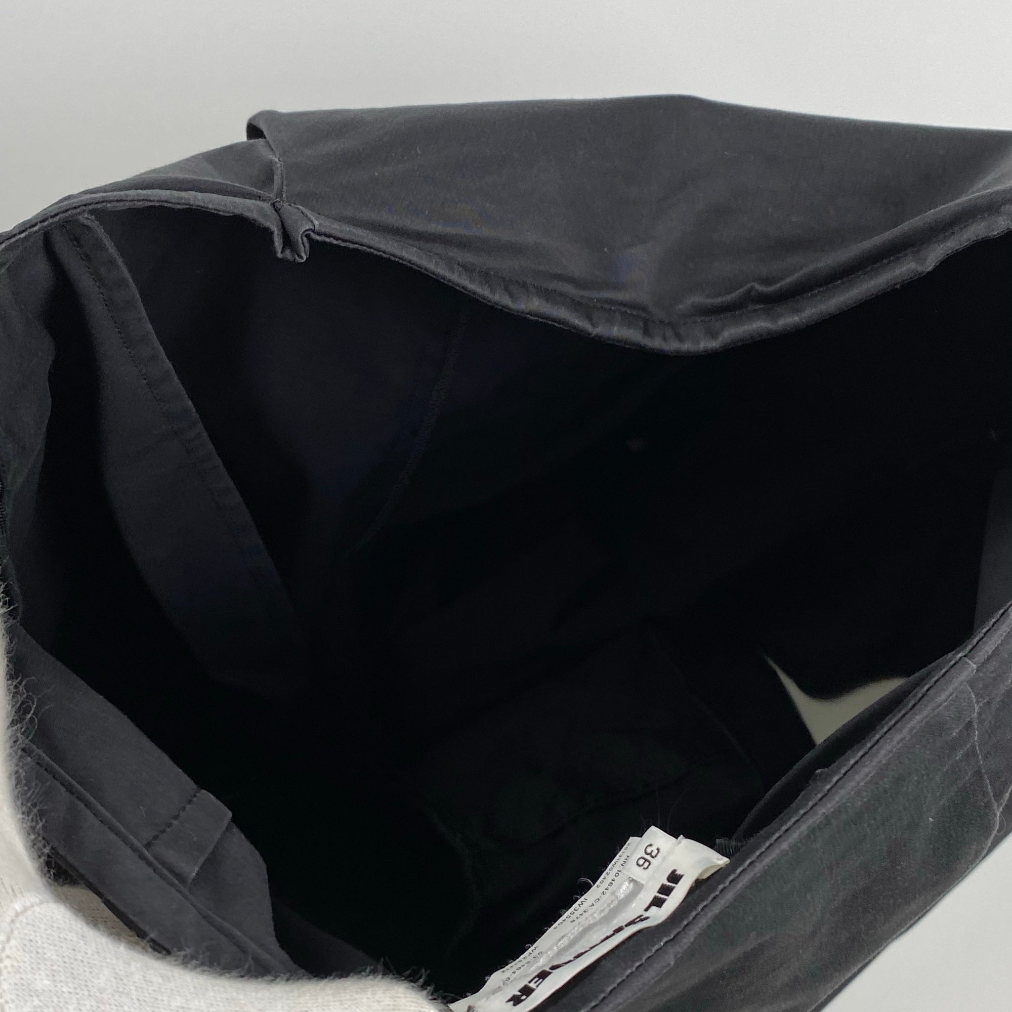 JIL SANDER ジルサンダー / スカートライク ハーフパンツ ショートパンツ ブラック SIZE：36