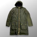BARBOUR バブアー / LADIES WAX DURHAM オリーブ タータンチェック SIZE:38(M程度)