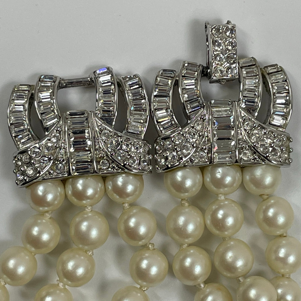 FOXEY フォクシー / 3連パールネックレス 参考定価：50,000程度 SIZE:約33cm