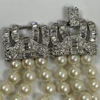 FOXEY フォクシー / 3連パールネックレス 参考定価：50,000程度 SIZE:約33cm