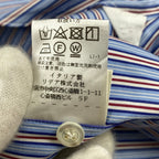BARBA バルバ / ストライプ ドレスシャツ SIZE:39 15 1/2