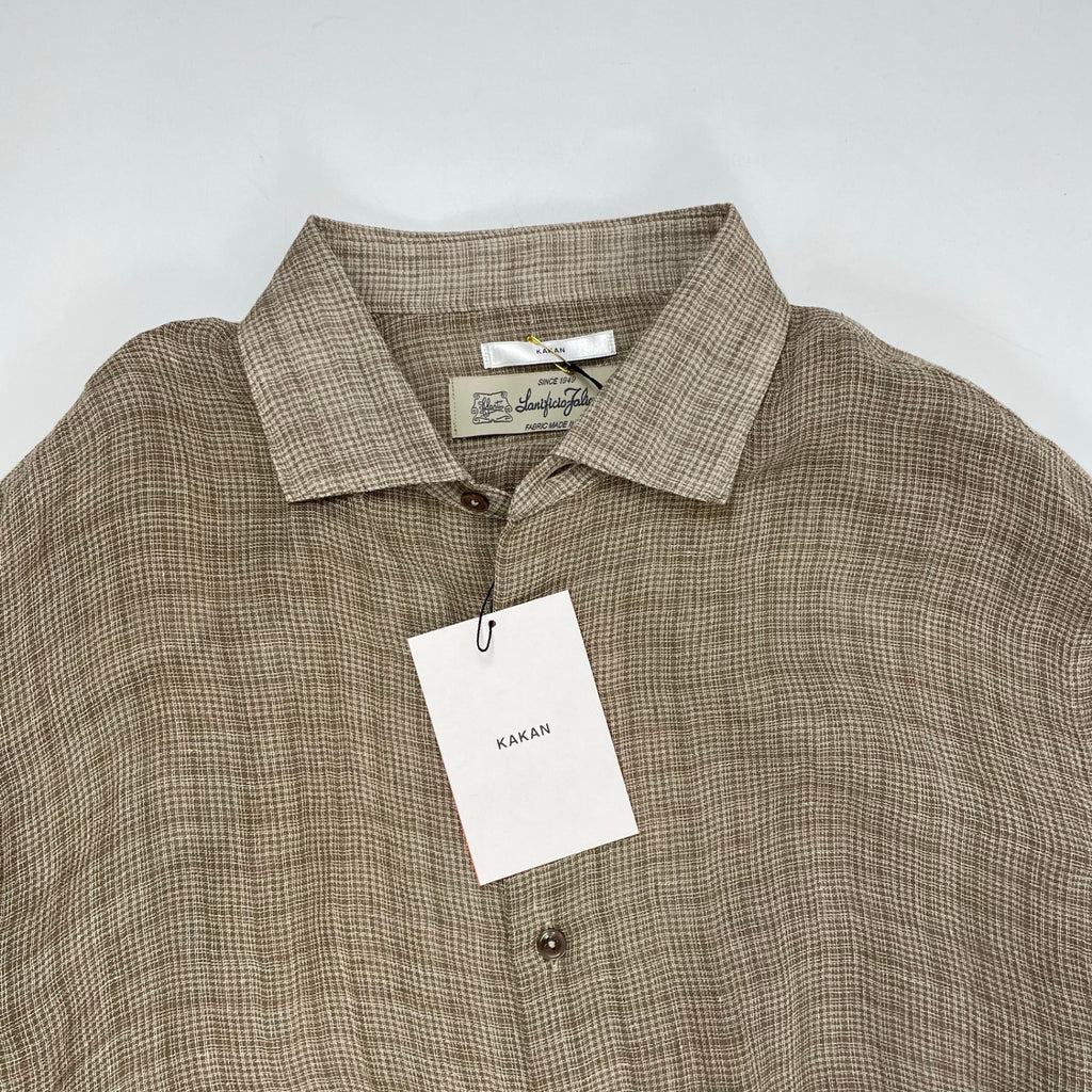 KAKAN / HORIZONTAL COLLAR SHIRT 未使用品 参考定価：52,000+tax SIZE:FREE