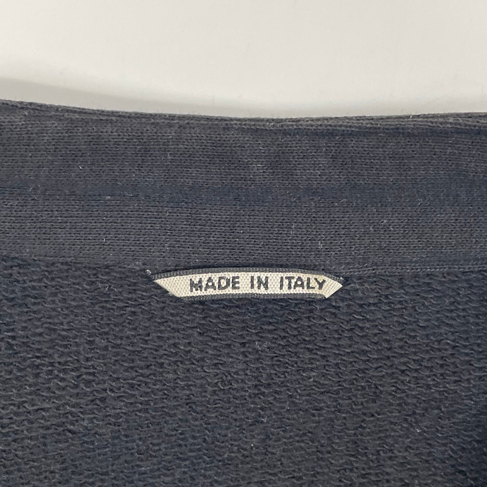 GREY DANIELE ALESSANDRINI / スウェット生地ライダースブルゾン 参考定価：60,000程度 SIZE:L程度