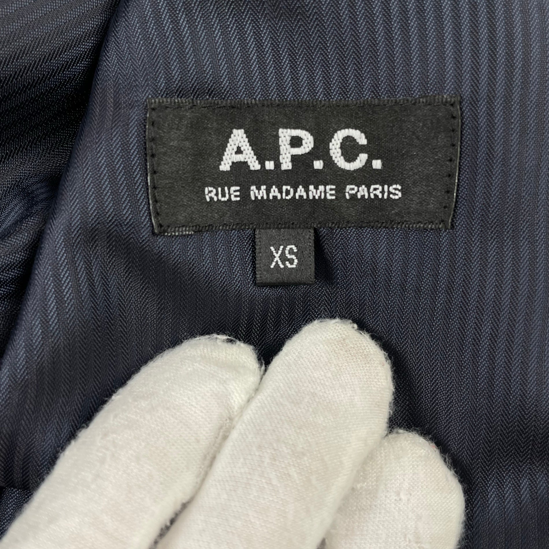 A.P.C. / ミニマルテーラードジャケット 参考定価：75,000程度 SIZE:XS