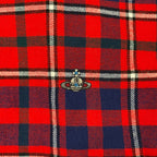 Vivienne Westwood MAN / ORB刺繍チェックネルシャツ  参考定価：35,000程度 SIZE:46