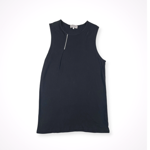 yohji yamamoto POUR HOMME / 07SS タックノースリーブTEE SIZE:3