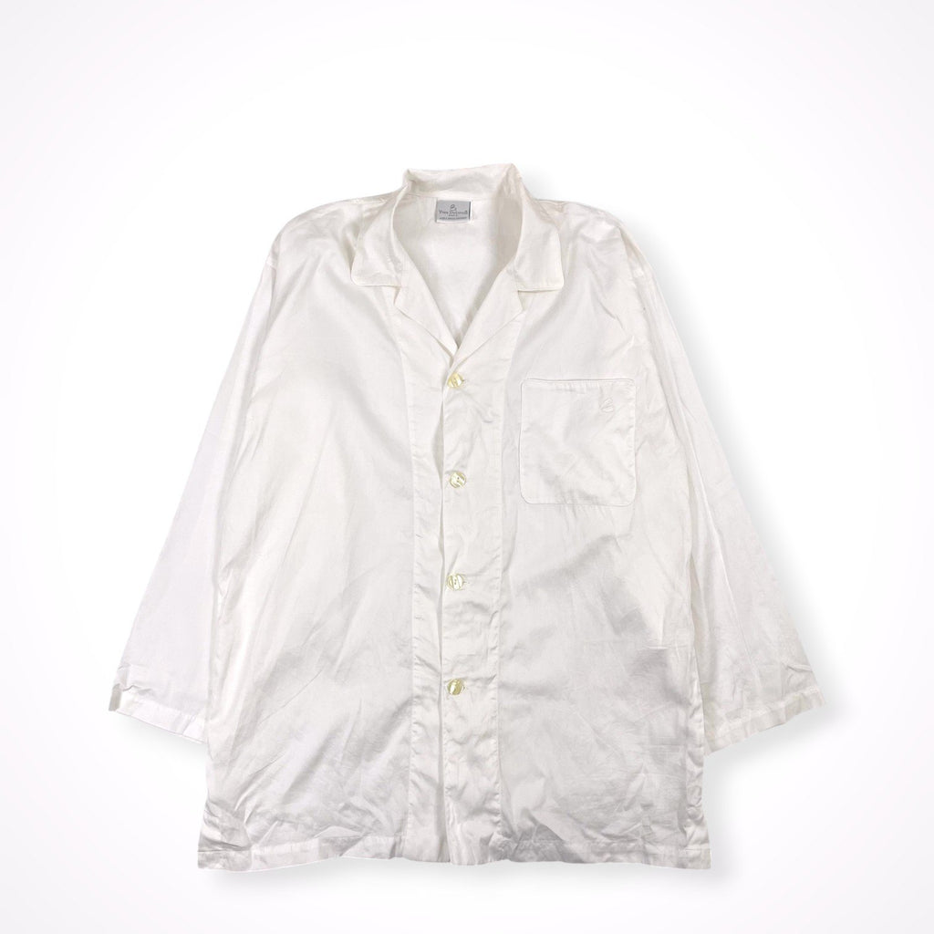 YVES DELORME / ユーロ コットンパジャマシャツ 参考定価：30,000程度 SIZE:L