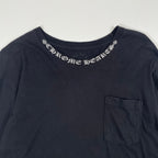 CHROME HEARTS / NECK LOGO ロングスリーブTシャツ 国内代理店付 SIZE:L