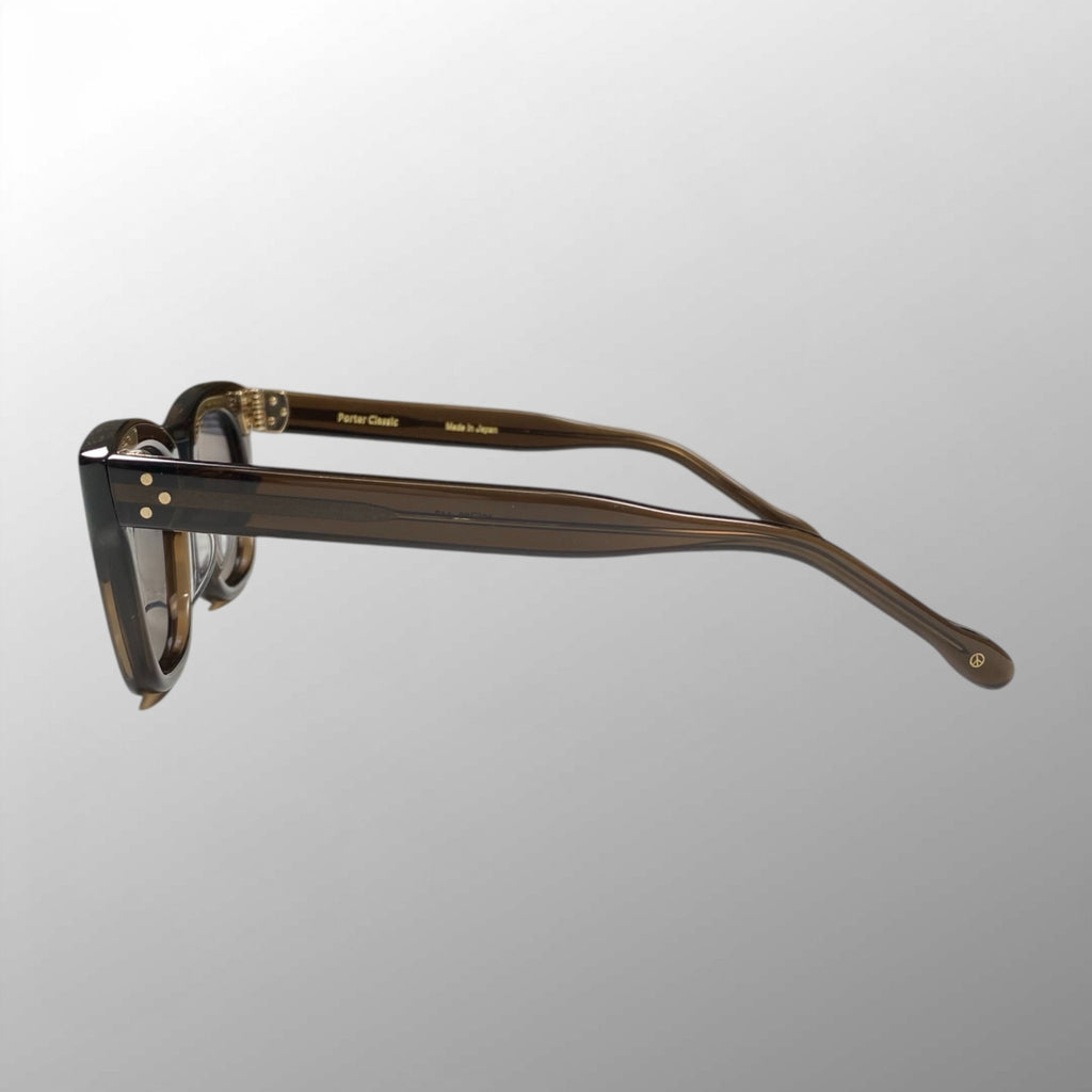 Porter Classics × 金子眼鏡 / SUNGLASSES BEATNIK COLLECTION サングラス ブラウンフレーム  参考定価：47,500+tax