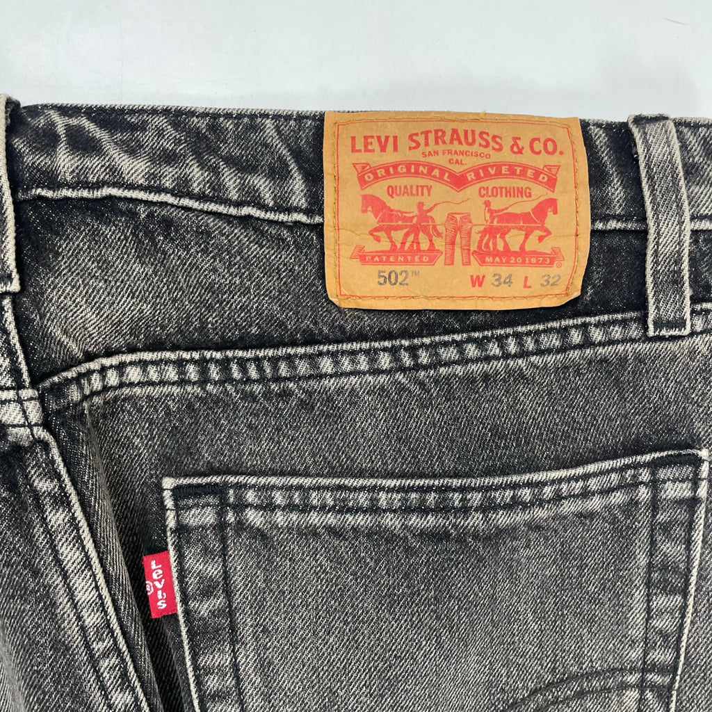 Levi's / 502ブラックデニムパンツ SIZE：W34×L32