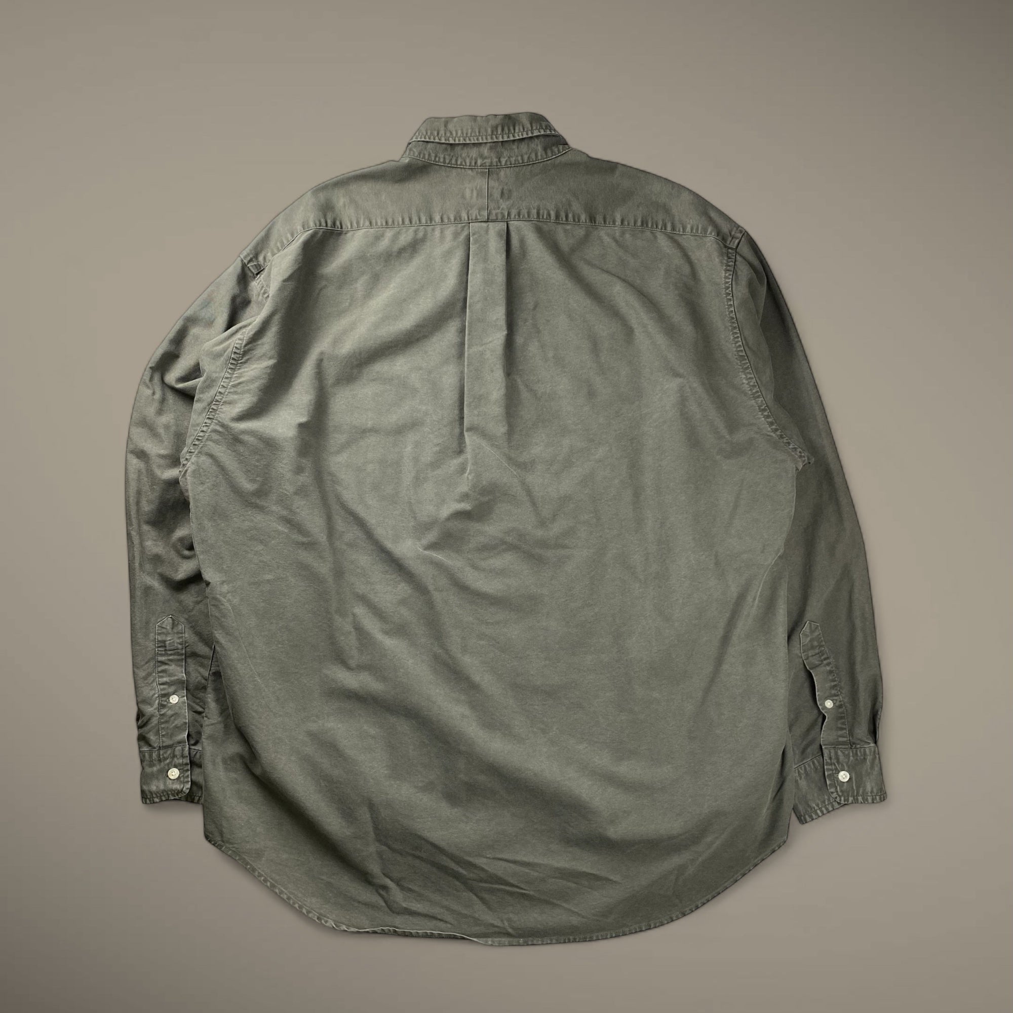 NAUTICA ノーティカ / ビッグ ボタンダウンシャツ 墨黒 長谷川 昭雄 SIZE:XXL