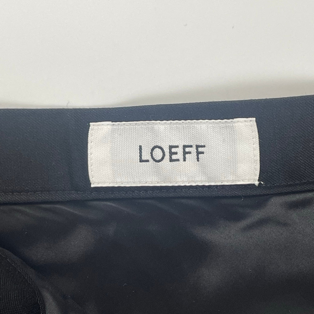 LOEFF ロエフ / LF W GABA TUBE SK ギャバジンウールスカート 参考定価：28,000+tax SIZE:1