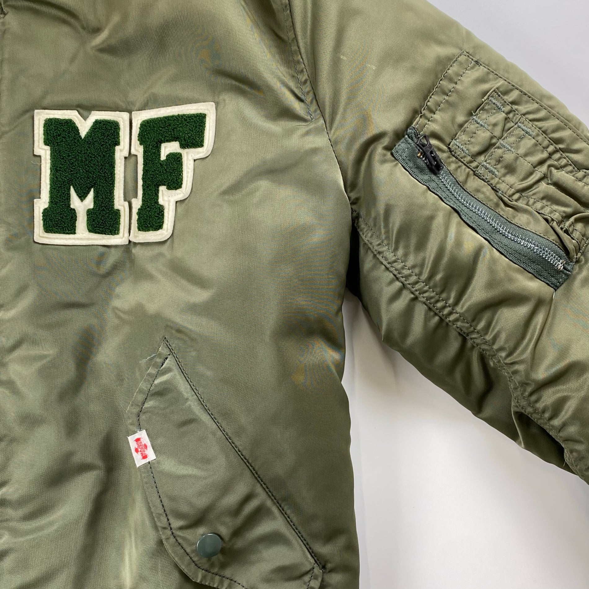 藤原ヒロシ MAJOR FORCE メジャーフォース / 10th Anniversary MA-1 ジャケット SIZE:medium-tall