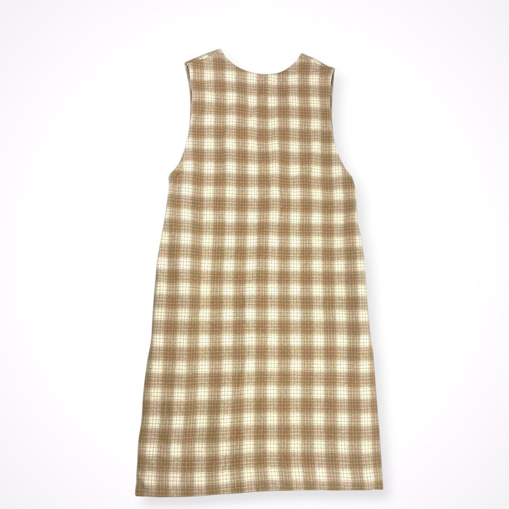 H BEAUTY＆YOUTH / CHECK LONG VEST 参考定価：28,000+tax SIZE:M