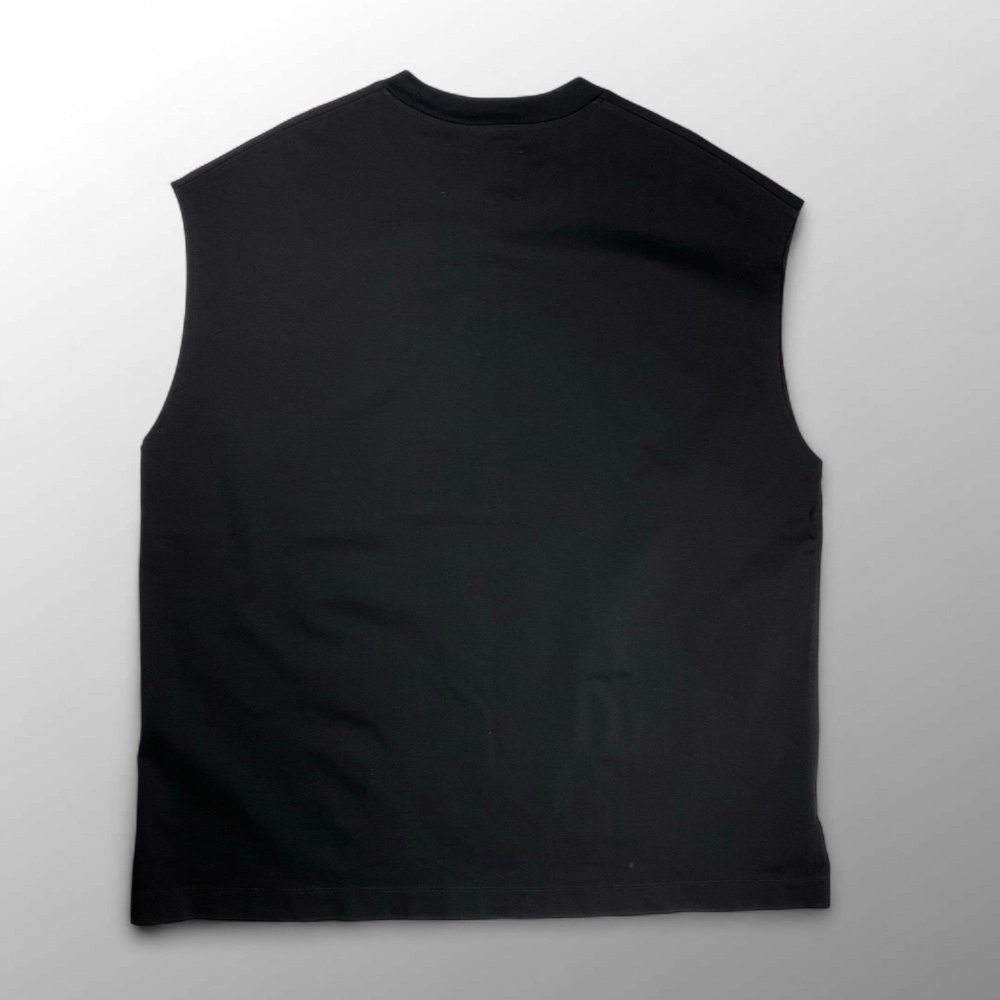 MAISON SPECIAL メゾンスぺシャル / スマッシングポンチプライムプルオーバーノースリーブ ブラック SIZE：01(L程度)