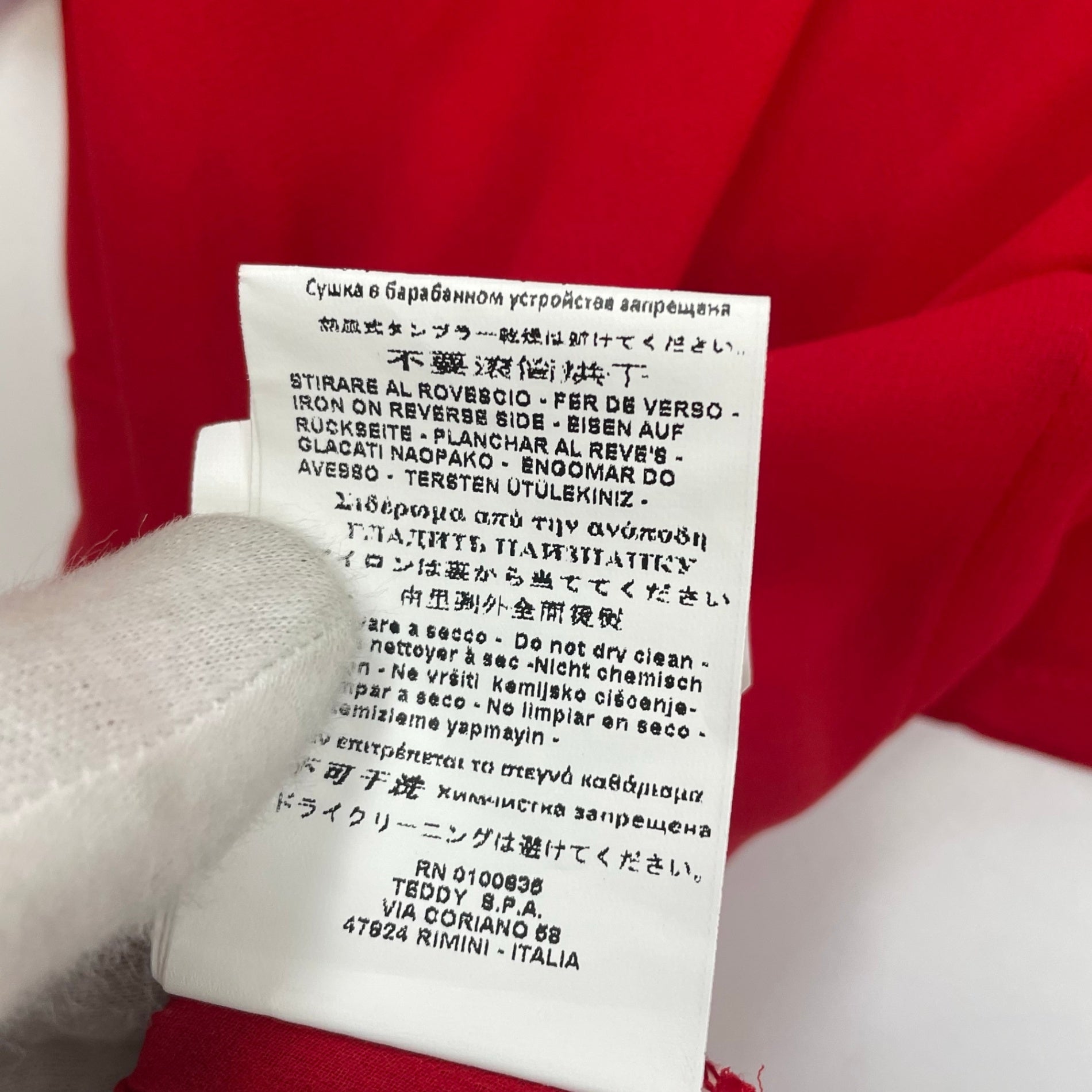 RINASCIMENTO / プリーツスリーブブラウス 未使用品 参考定価：18,000+tax SIZE:S