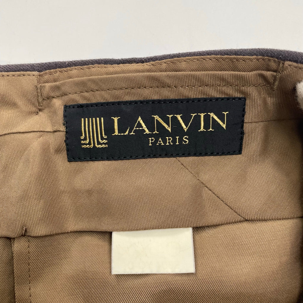 LANVIN PARIS ランバン パリ / ヴィンテージ2タックスラックス ウール100％ SIZE:W81cm
