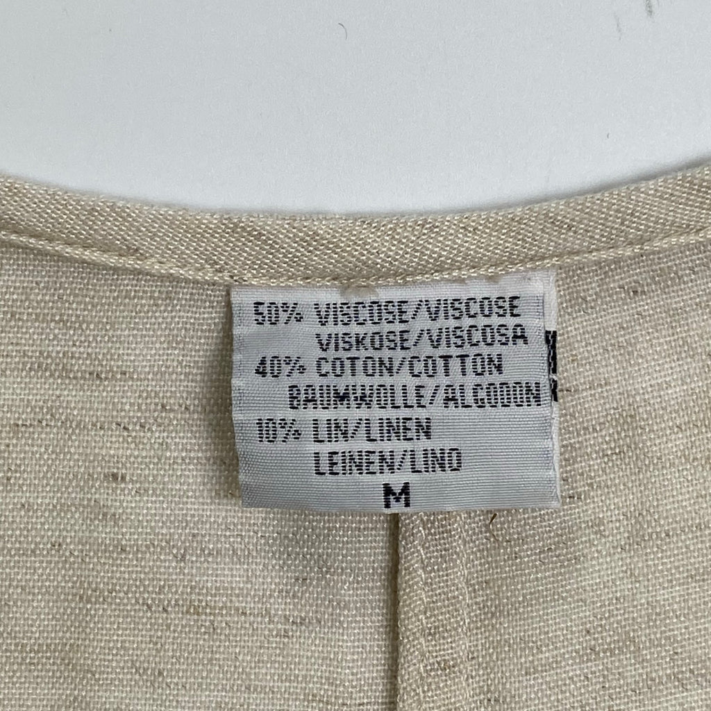 VINTAGE ヴィンテージ / コットンリネンMIX ヴィンテージワンピース SIZE：M