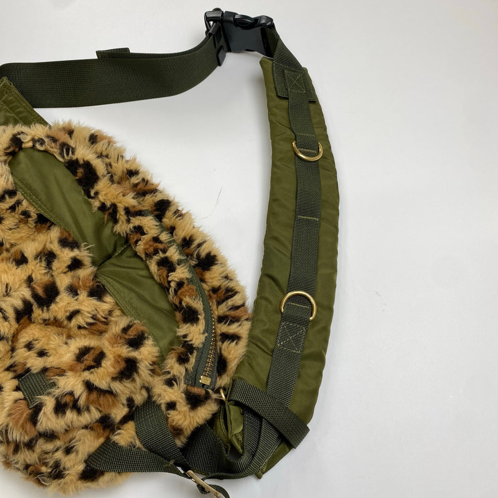 PORTER × sacai ポーター サカイ / FAUX FUR WAIST BAG コラボ  ウエストバッグ 参考定価：64,000+tax