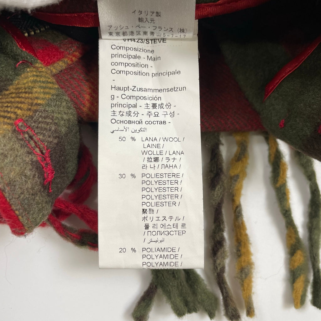 VIRGINIA BIZZI ヴァージニア ビッツィ / チェック柄フリンジパンツ H.P. FRANCE取り扱い 参考定価：35,000程度 SIZE:38