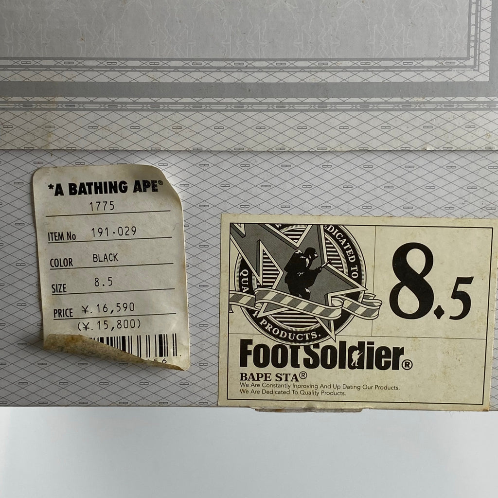 【最初期 デッド】A BATHING PAPE ア ベイシング エイプ BAPE STA / SKULL STA スカルスタ 2010年9月製造 SIZE:8.5