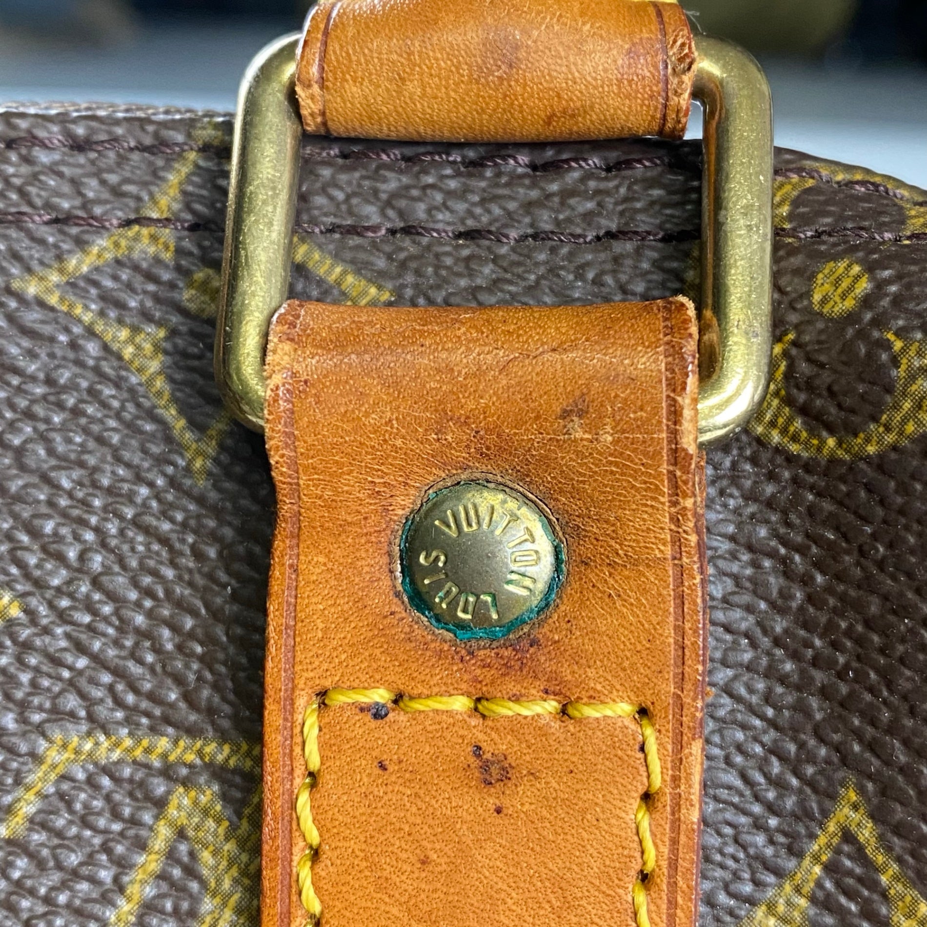 LOUIS VUITTON ルイ ヴィトン / キーポル45 M41428 SP1923 モノグラム ボストン トラベル ブラウン