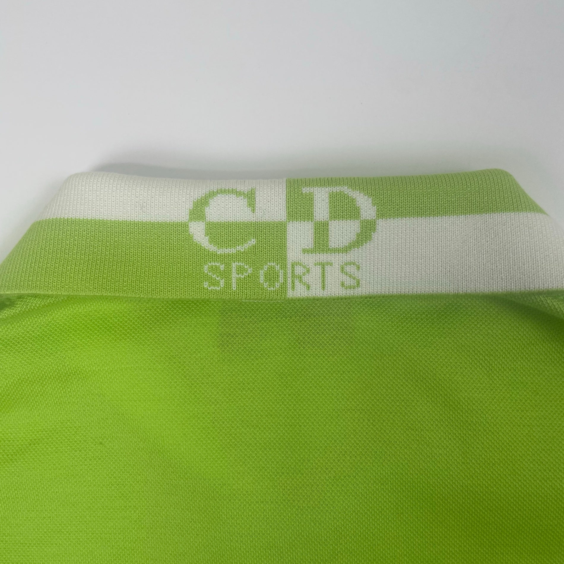 Christian Dior SPORTS クリスチャンディオール スポーツ / ヴィンテージバイカラーポロシャツ グリーン SIZE:L