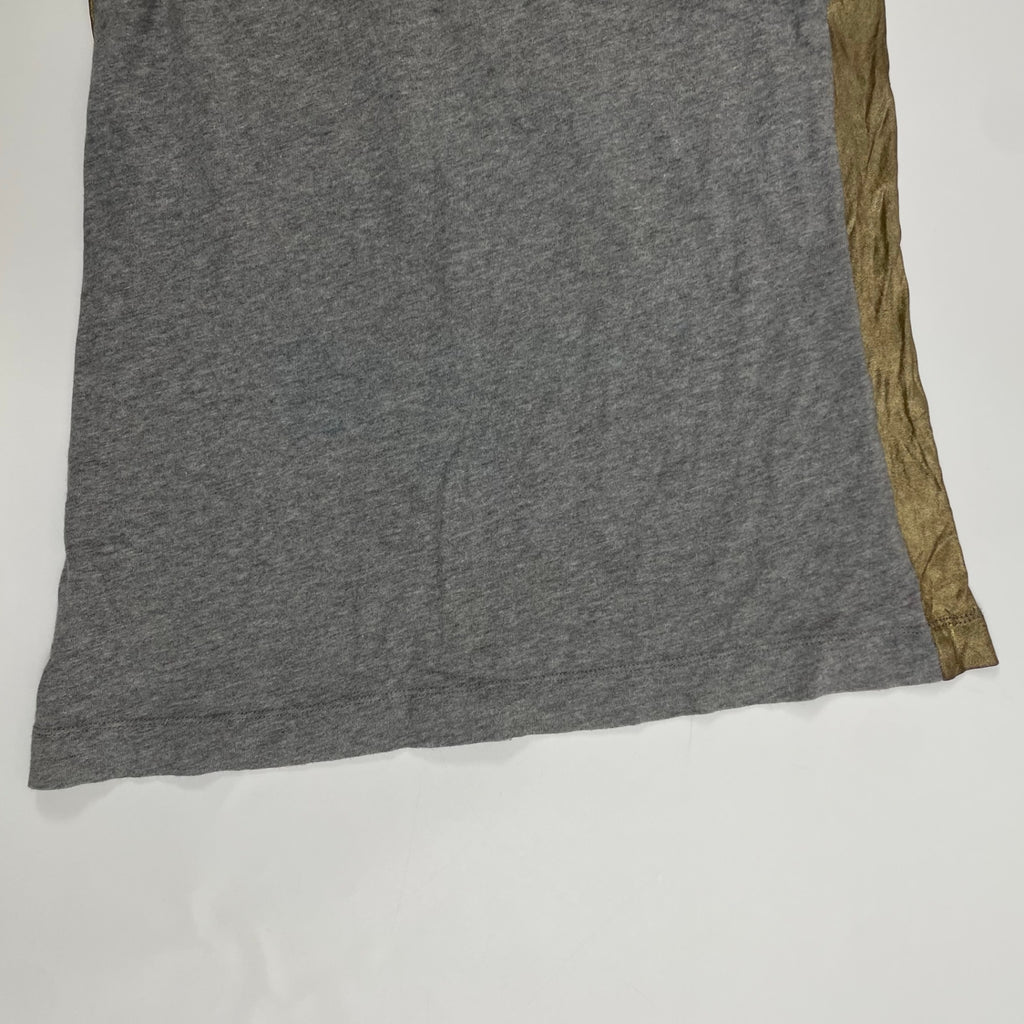 DRIES VAN NOTEN ドリスヴァンノッテン / 2トーンタンクトップ グレー×ゴールド 参考定価：30,000程度 SIZE:XS