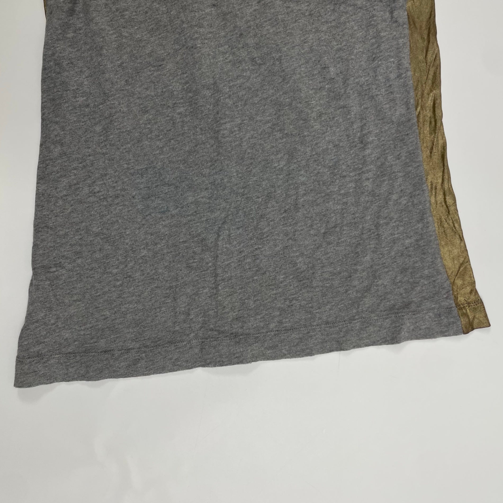 DRIES VAN NOTEN ドリスヴァンノッテン / 2トーンタンクトップ グレー×ゴールド 参考定価：30,000程度 SIZE:XS