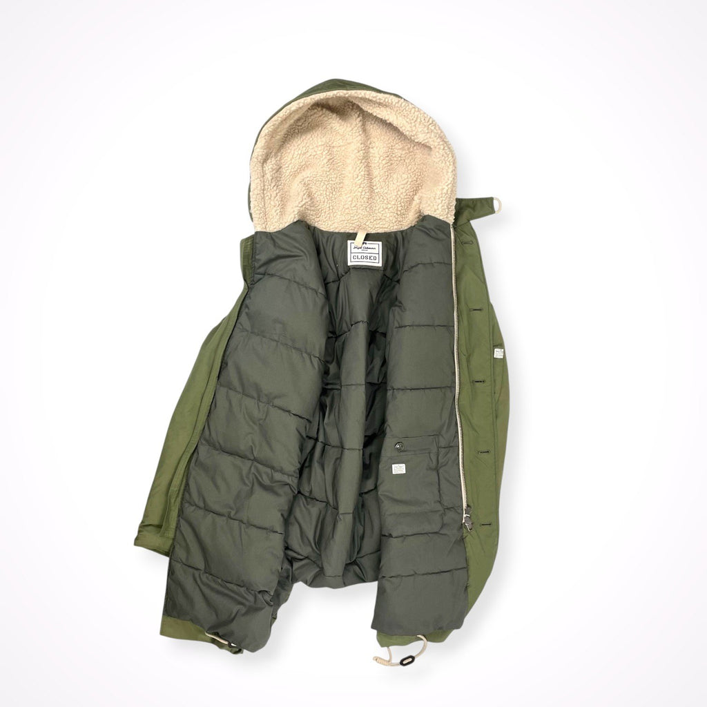 Nigel Cabourn × CLOSED / インサレーションミリタリーコート 参考定価：130,000+tax SIZE:S(L程度)