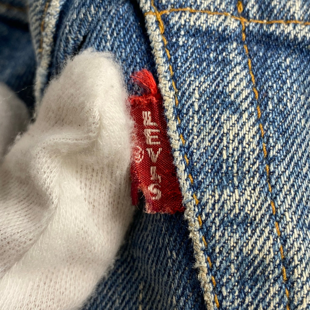 60s Levi's リーバイス / 501 BIG E カットオフ ハーフパンツ イエローステッチ 赤耳 SIZE：W79
