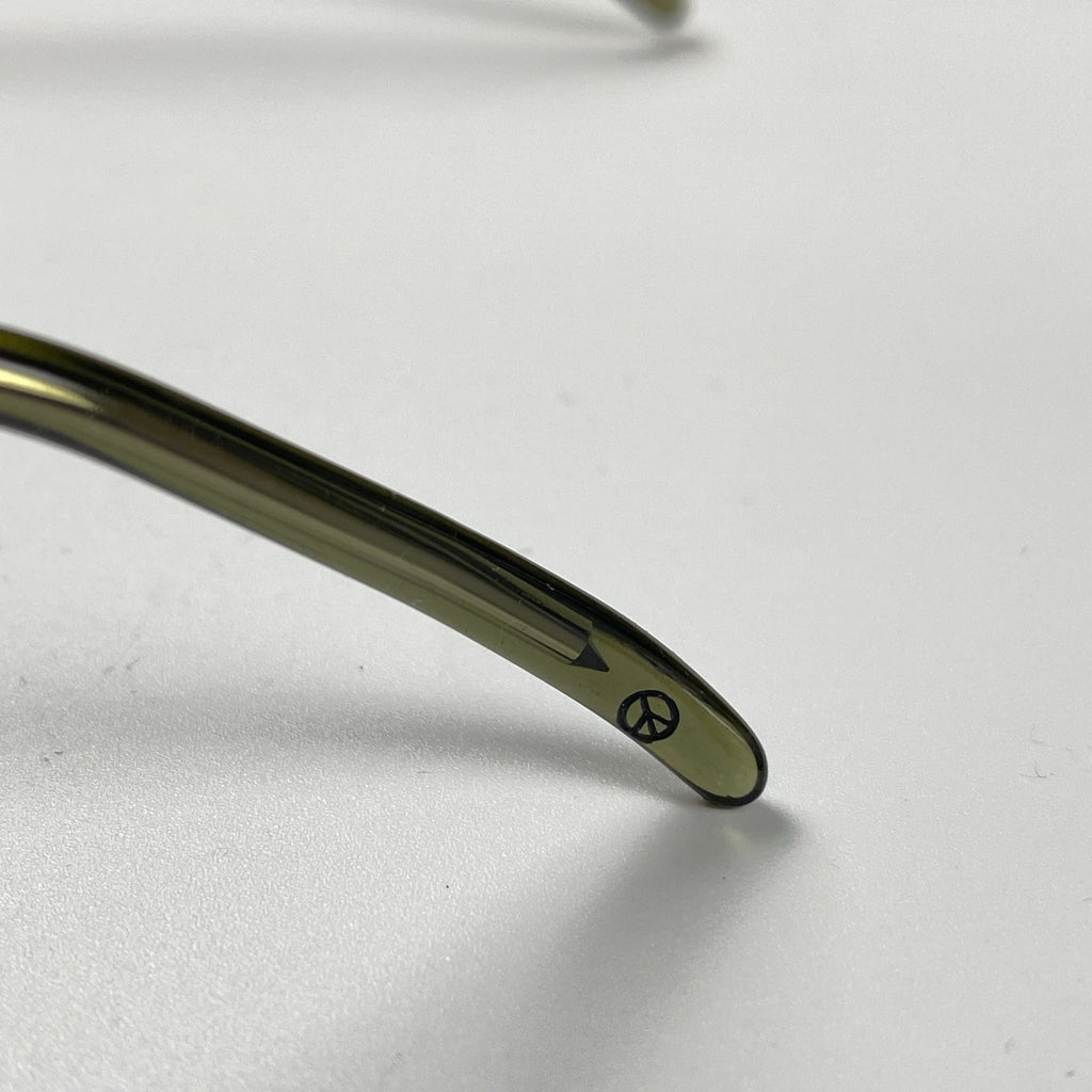 【極美品】 Porter Classic ポータークラシック × 金子眼鏡 / PEACE COLLECTION コラボ サングラス OLIVE 参考定価：46,000+tax