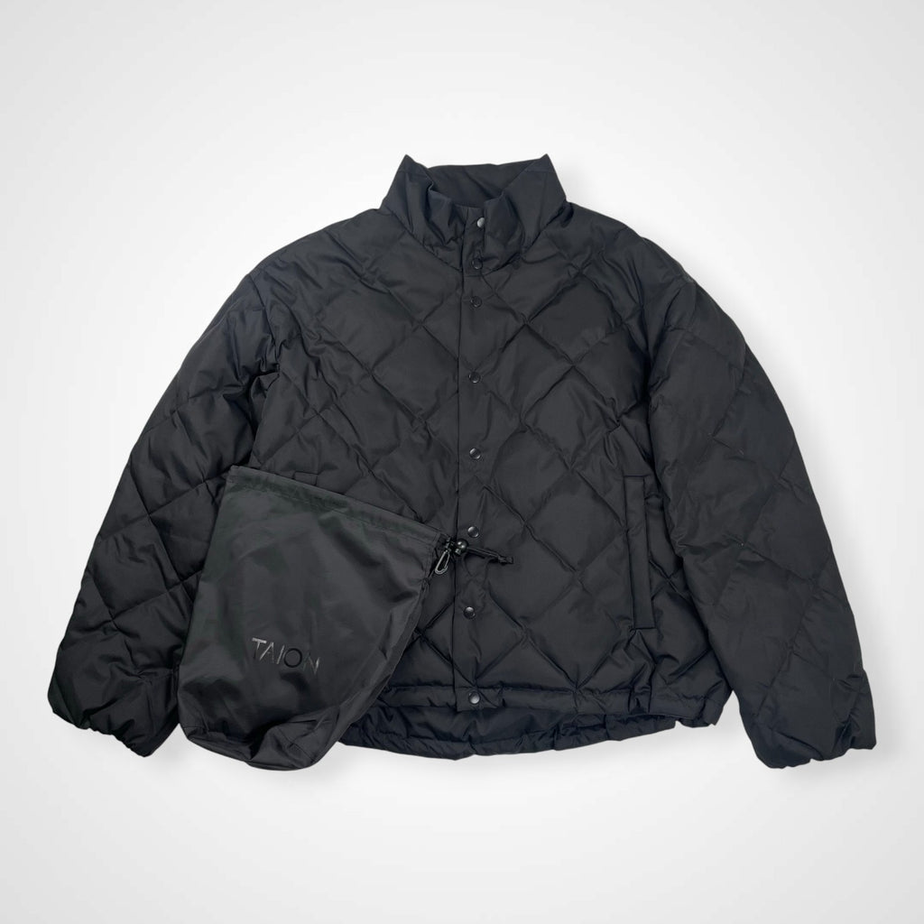 SOEJU ソージュ / コラボ キルティングダウンジャケット ブラック 参考定価：23,000+tax SIZE:2