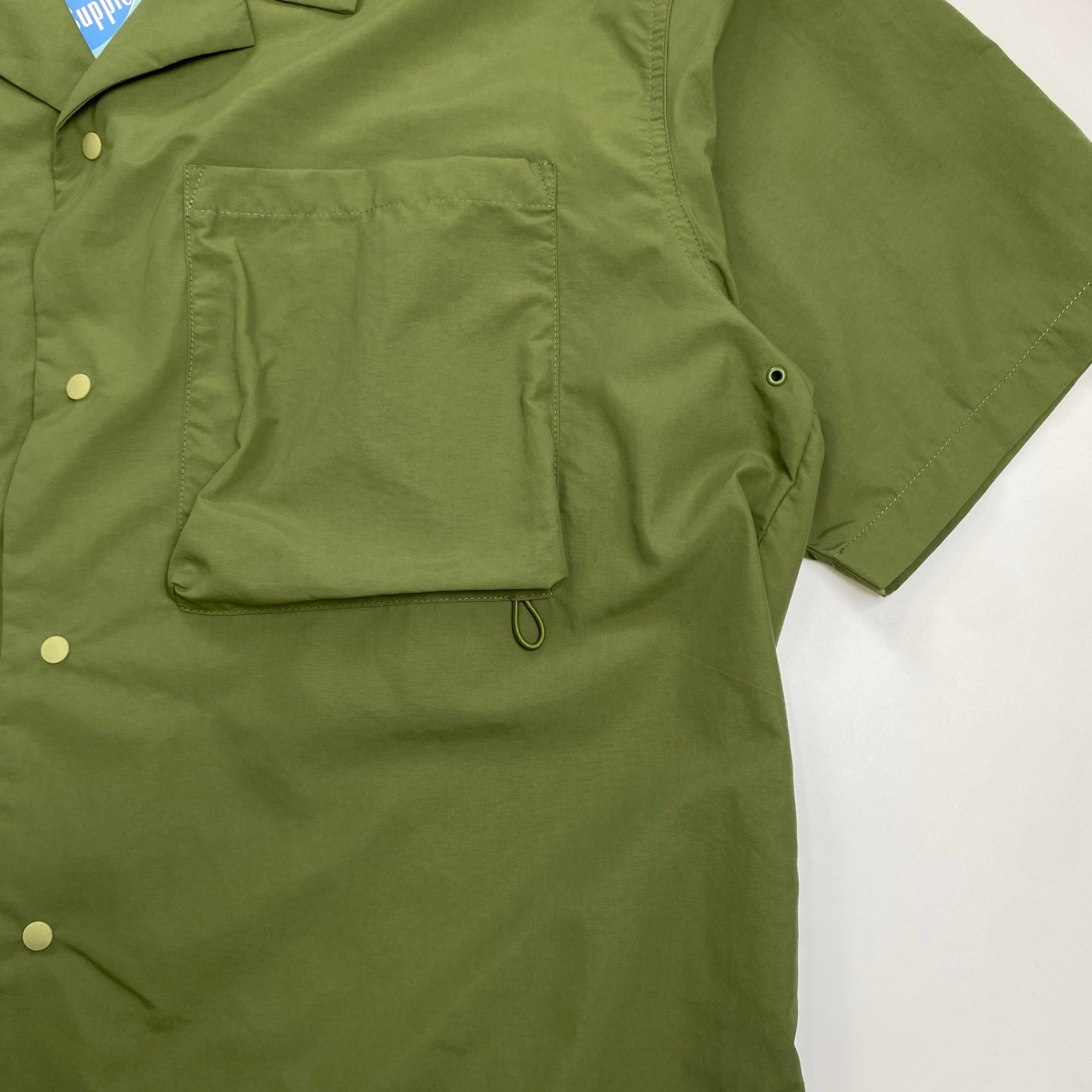 WILD THINGS ワイルドシングス / SUPPLEX CAMP SHIRT オープンカラーシャツ 未使用品 参考定価：13,000+tax SIZE:L