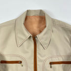 VINTAGE / 70s ウエスタンツイルジャケット 涙TALON SIZE:L程度