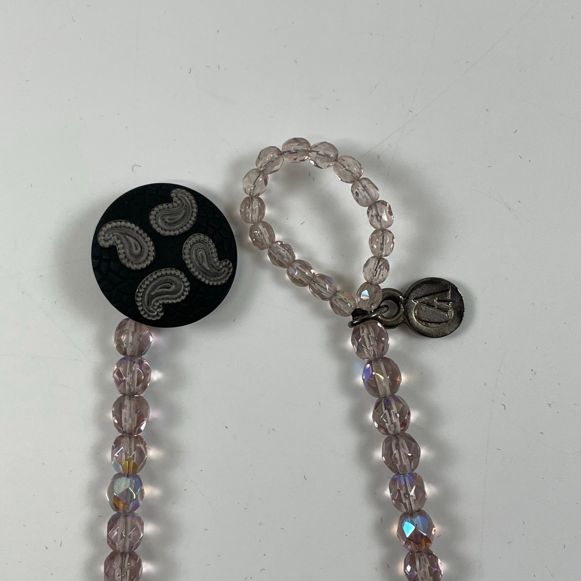 GIORGIO ARMANI / サークルビジューネックレス 箱付 参考定価：150,000程度