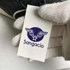 【未使用】 SANGACIO サンガッチョ / Be BLACK STONE オイルドレザー スニーカー 100足限定 参考定価：26,000+tax