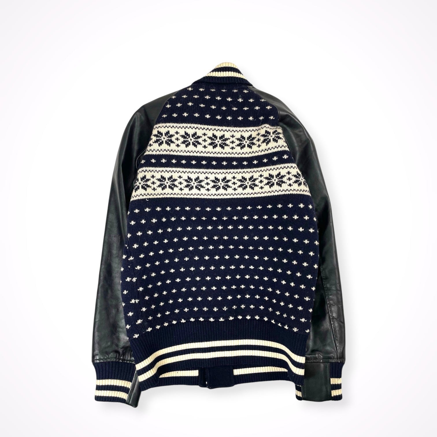 JUNYA WATANABE COMME des GARCONS MAN / 11AW ノルディック切替スタジャン SIZE:S