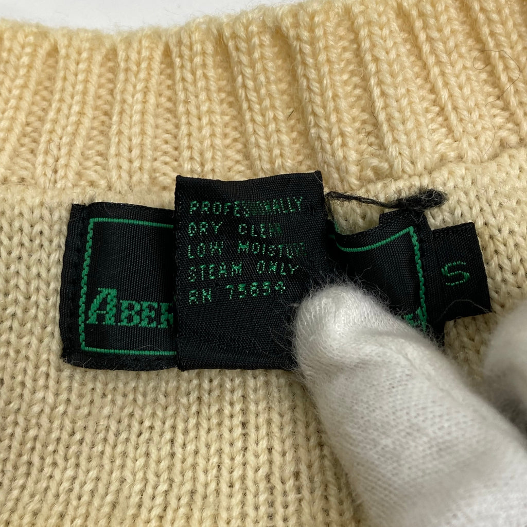 ABERCROMBIE＆FITCH アバクロンビー アンド フィッチ / ヴィンテージ チルデンニット ケーブルニット SIZE:S
