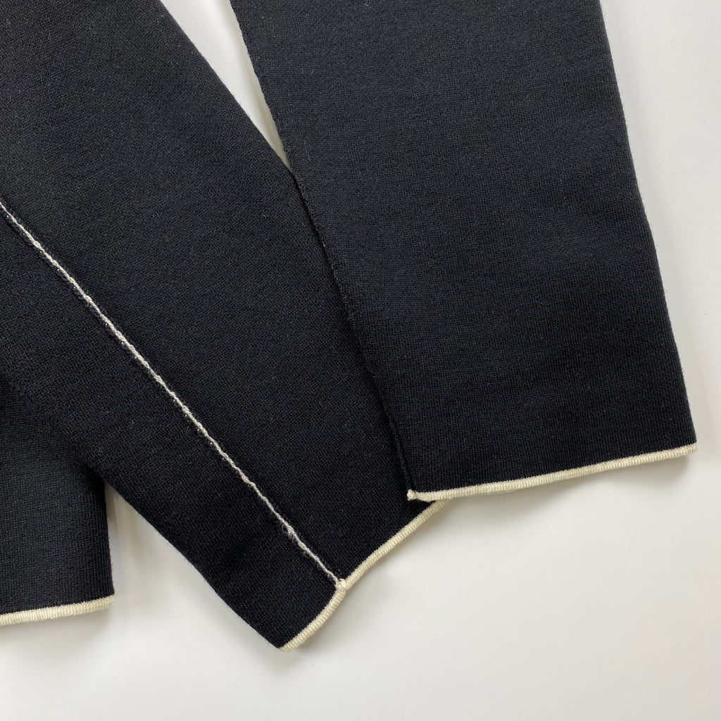 FENDI フェンディ / ニット バイカラー ジャガード ジャケット MADE IN ITALY SIZE:48（L程度）