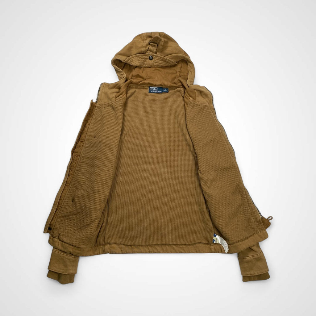 Polo by Ralph Lauren ポロ バイ ラルフローレン / モーターサイクルジャケット N-3B 裏サーマル ブラウン SIZE:S