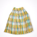 VINTAGE / ユーロヴィンテージ ピュアリネンスカート SIZE:42