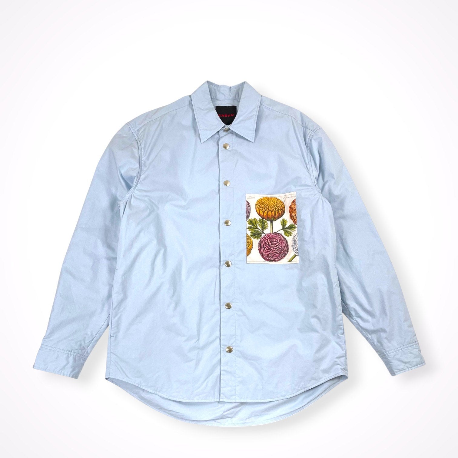 CABaN キャバン / コットンタイプライター パデットアートシャツブルゾン 参考定価：54,000+tax SIZE：L