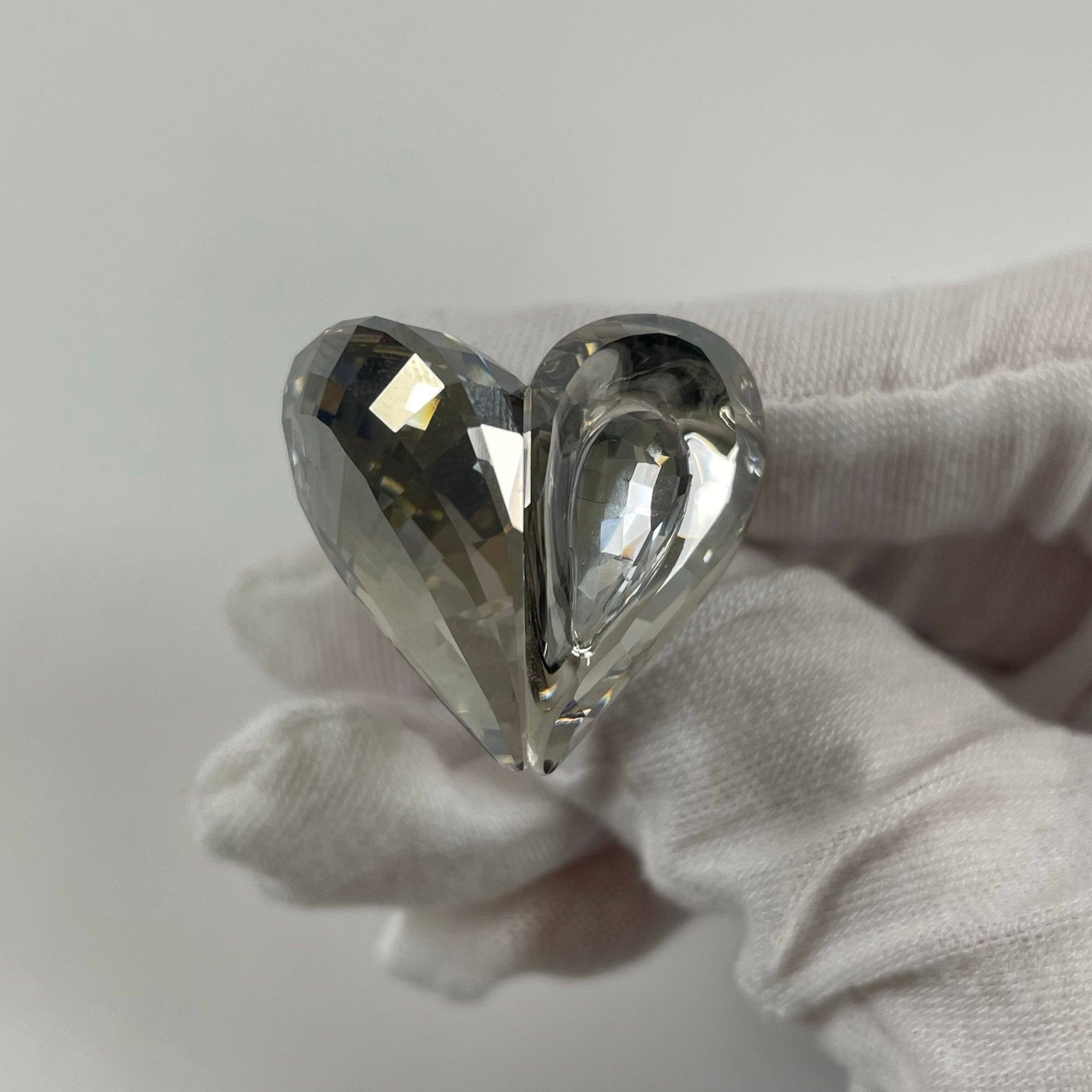 SWAROVSKI / クリスタルハートリング 箱付