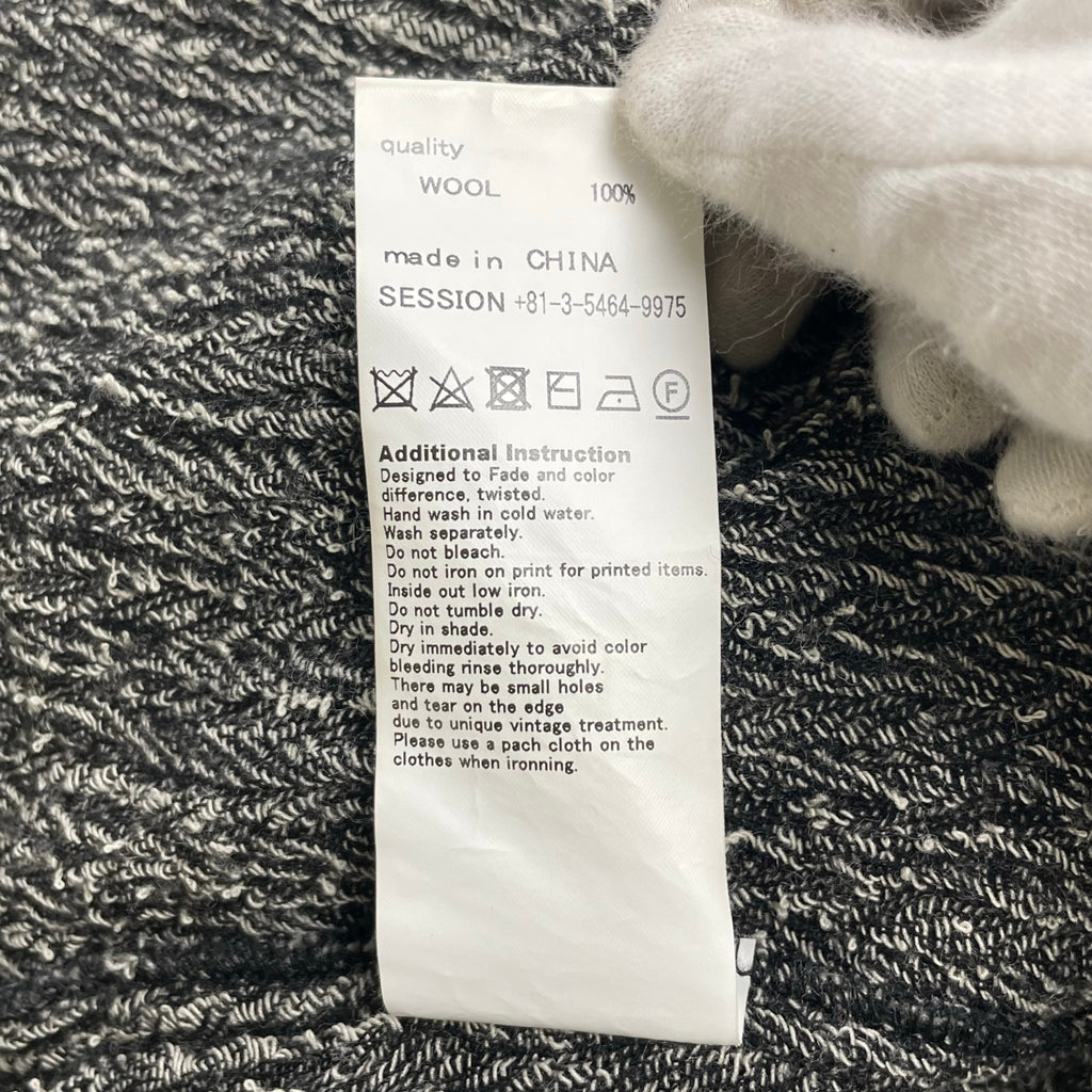 R JUBILEE アールジュビリー / ウールキャミソールワンピース ホワイト×ブラック 参考定価：20,000+tax SIZE:S