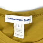 COMME des GARCONS SHIRT / ロゴプリントTシャツ SIZE：L