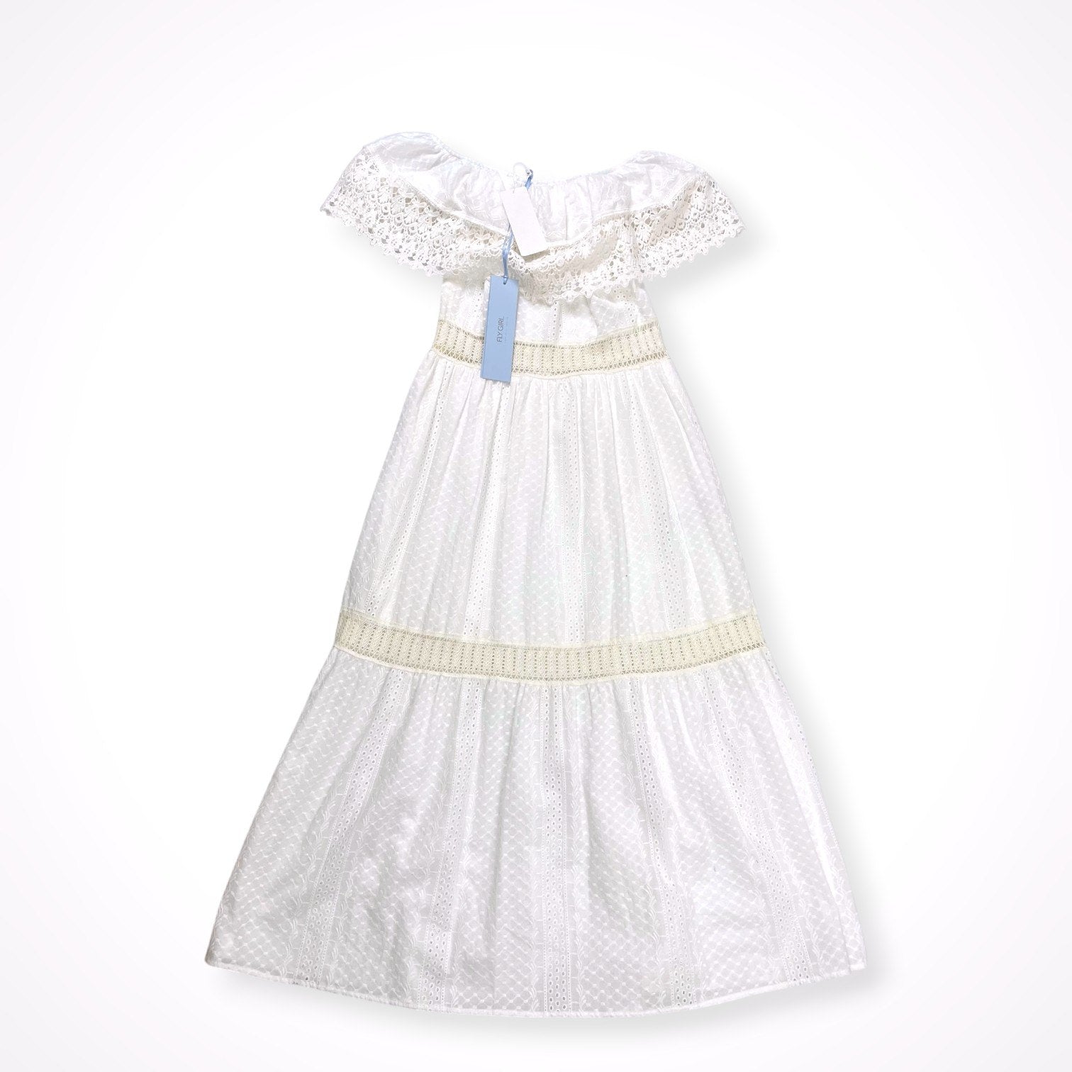 FLY GIRL / アンティーク調レースワンピース 未使用品 参考定価：39,000+tax SIZE:S