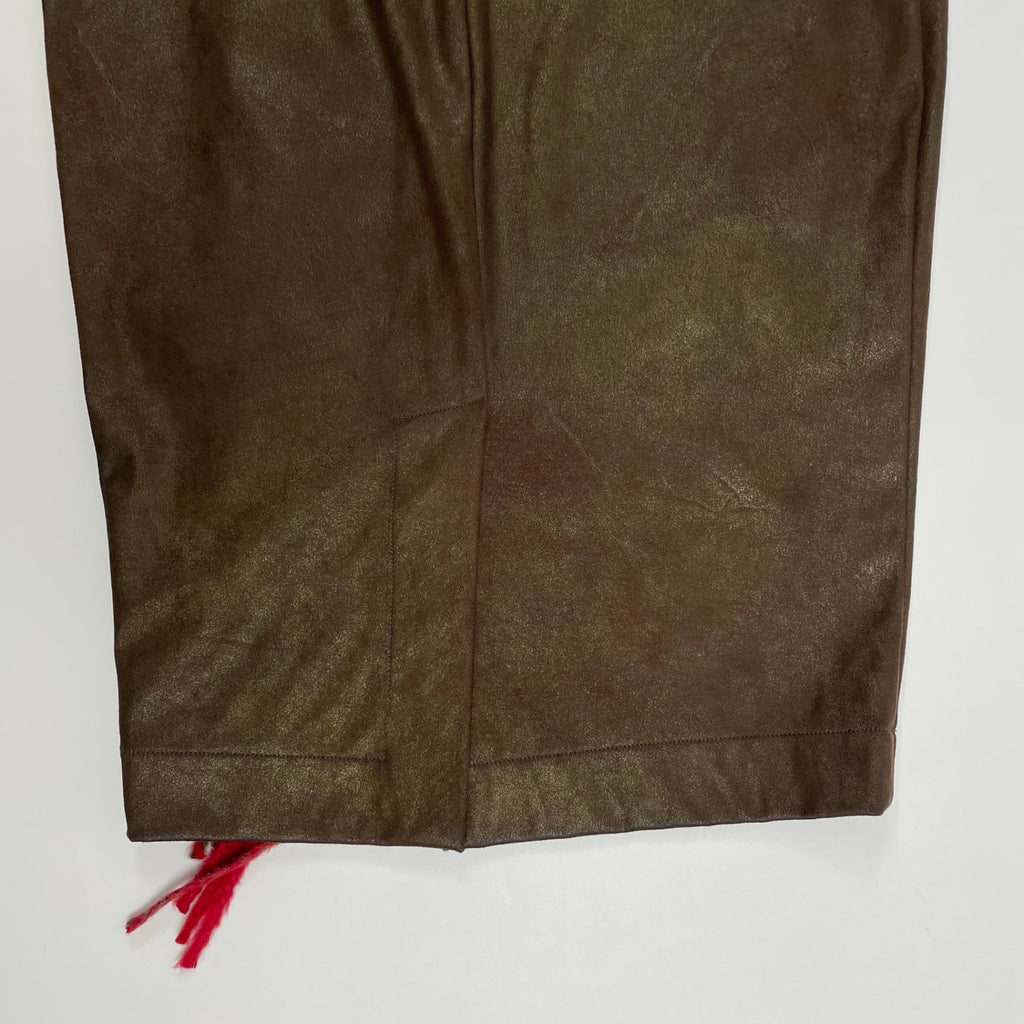 VIRGINIA BIZZI ヴァージニア ビッツィ / フリンジ切替タイトスカート H.P. FRANCE取り扱い 参考定価：35,000程度 SIZE:42