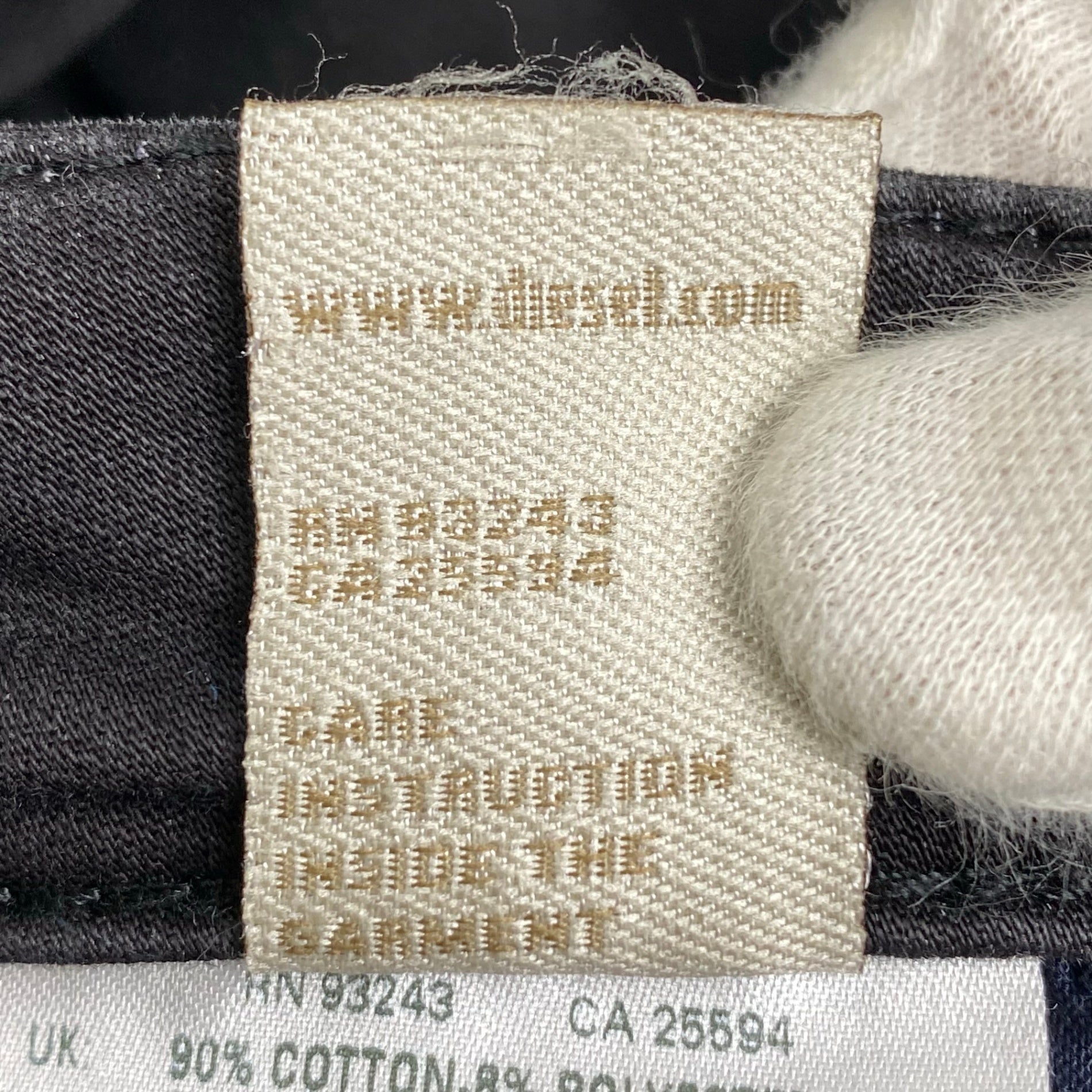 DIESEL ディーゼル / DEEPZIP-NE ジョグジーンズ ブラック 参考定価：45,000程度 SIZE:26